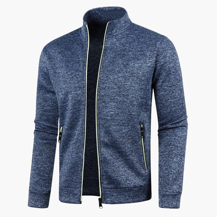 Herrenjacke Stehkragen Gewebt