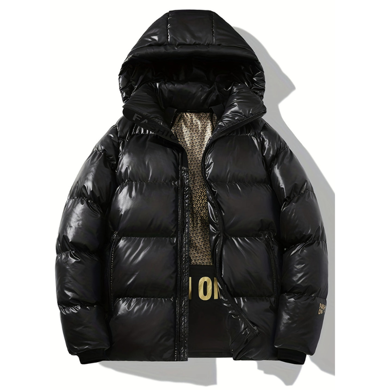 Herrenjacke Winterjacke Mit Kapuze Elegant Komfortabel 0