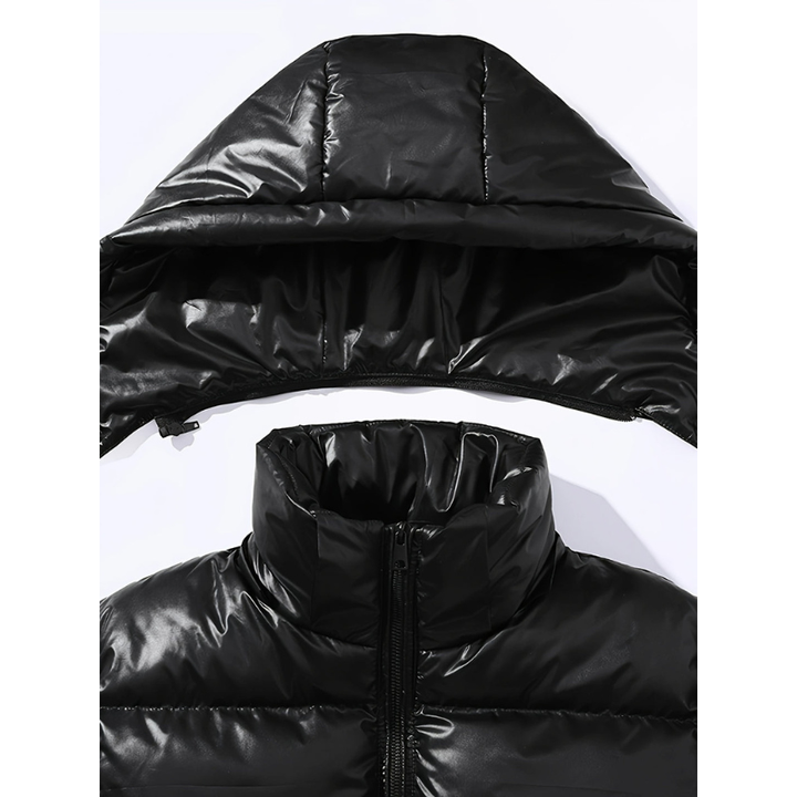 Herrenjacke Winterjacke Mit Kapuze Elegant Komfortabel 2