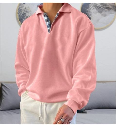 Herrenpullover Freizeit Kragen Hochwertiger Stoff Lässig