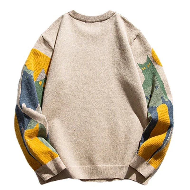 Herrenpullover Oversize Baumwolle Modern Stilvoll