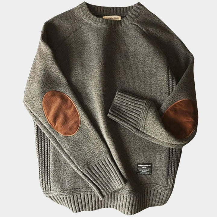 Herrenpullover Rundhalsshirt Baumwolle Modern