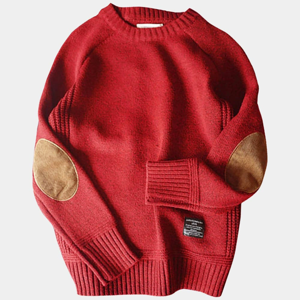 Herrenpullover Rundhalsshirt Baumwolle Modern