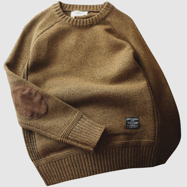 Herrenpullover Rundhalsshirt Baumwolle Modern