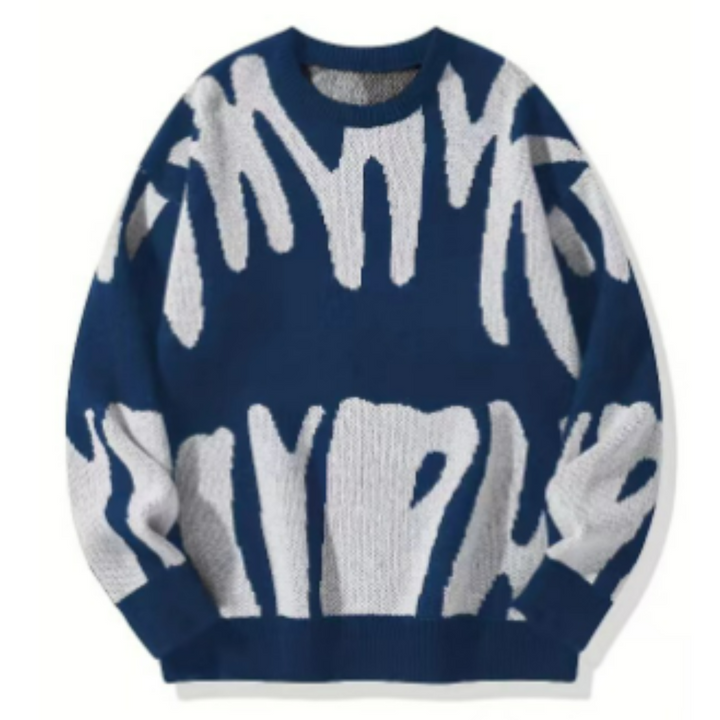 Herrenpullover Strick Lässig Weich