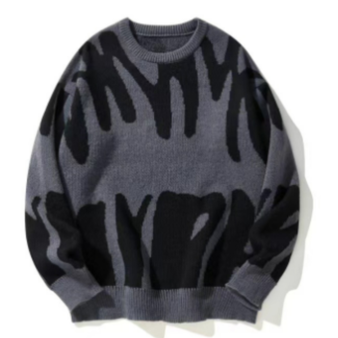 Herrenpullover Strick Lässig Weich