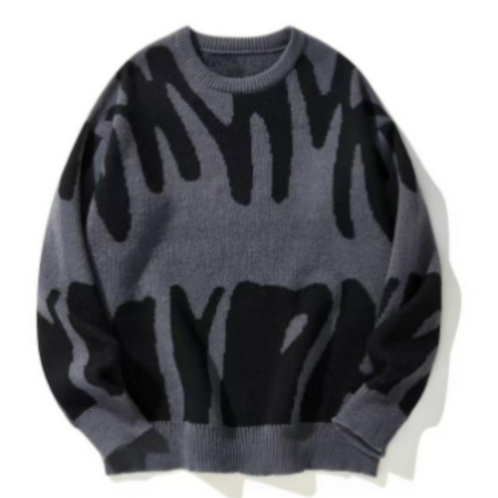 Herrenpullover Strick Lässig Weich