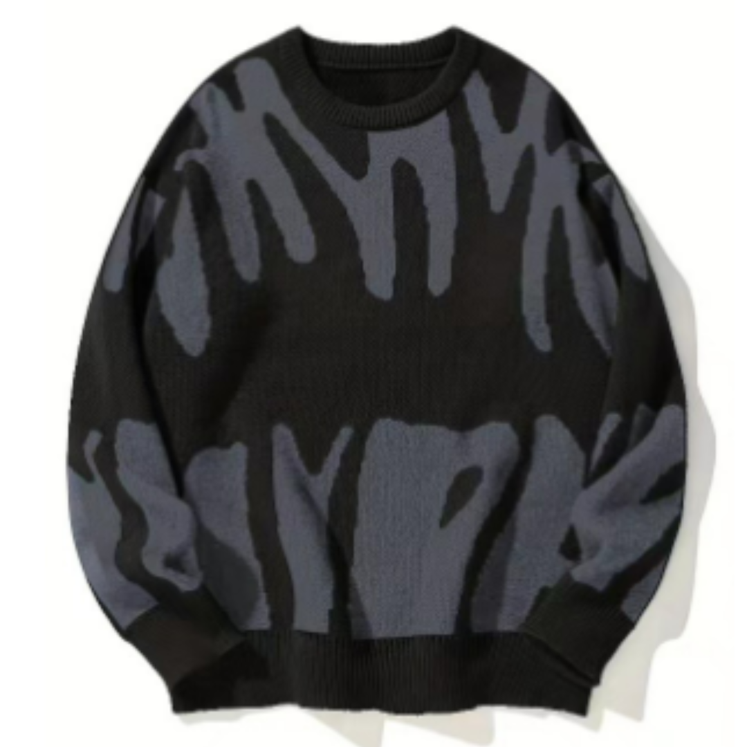 Herrenpullover Strick Lässig Weich