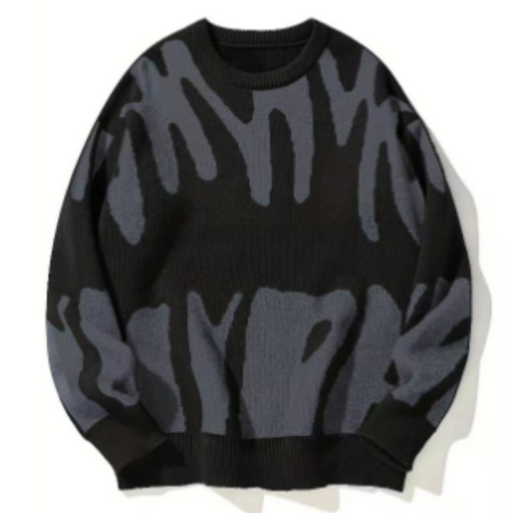 Herrenpullover Strick Lässig Weich