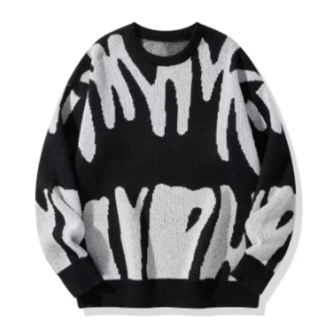 Herrenpullover Strick Lässig Weich