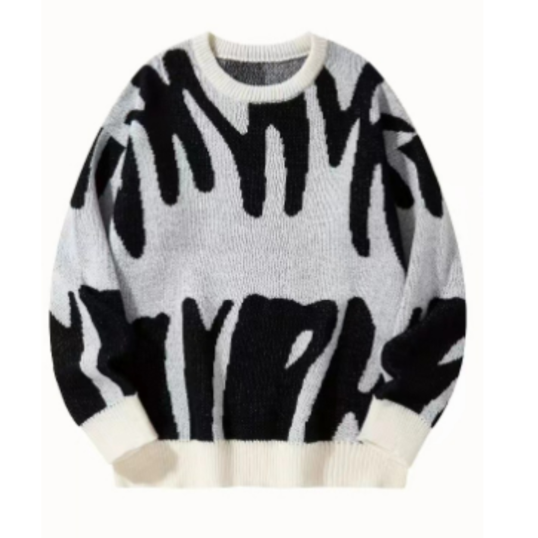 Herrenpullover Strick Lässig Weich