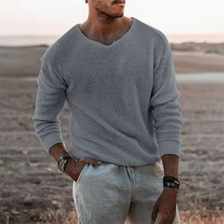 Herrenpullover Weicher Strick Lässig