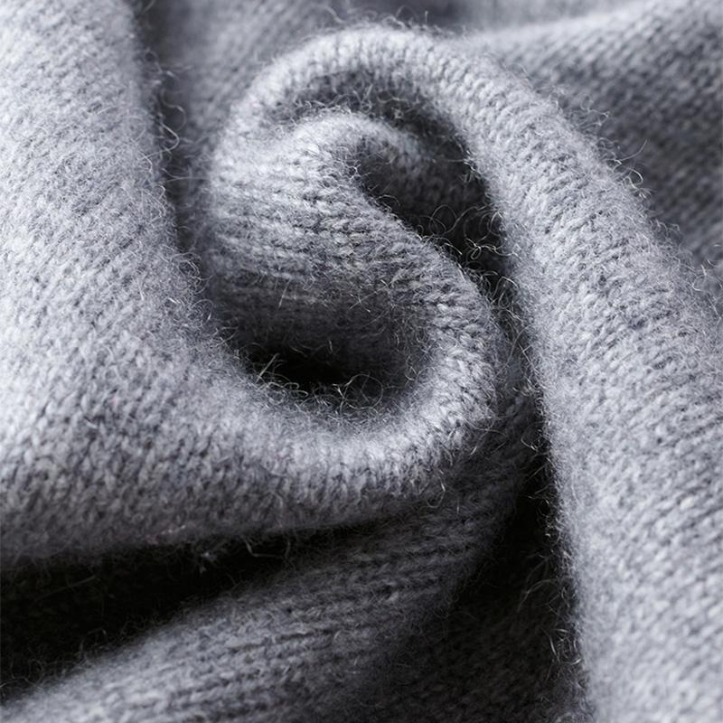 Herrenpullover Wolle Halber Reißverschluss Modern