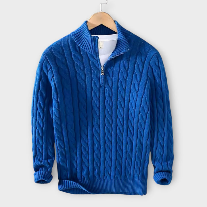 Lorenz | Gemütlicher & Eleganter Half-Zip Pullover