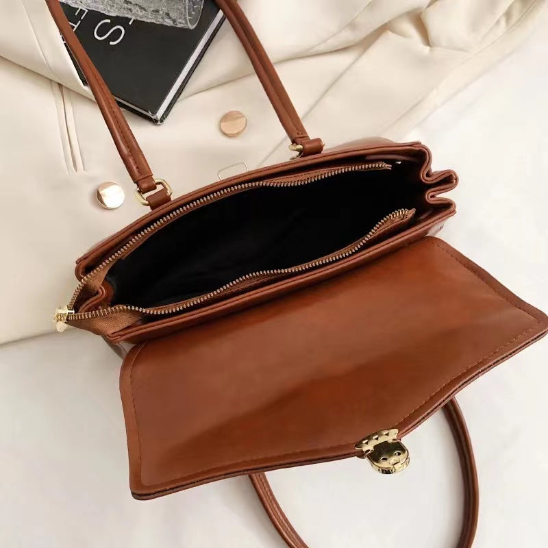 Damen Schultertasche Vegan Leder – Alltagstauglich & Elegant