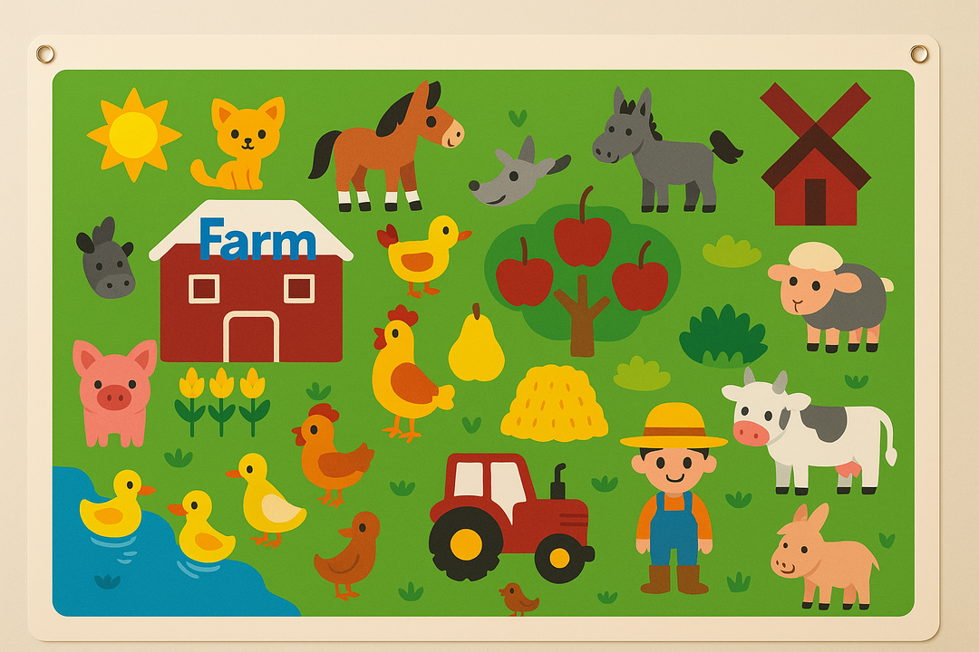 Interaktives Filzbrett Spielzeug für Kinder – Kreatives Lernen und Spielen 0