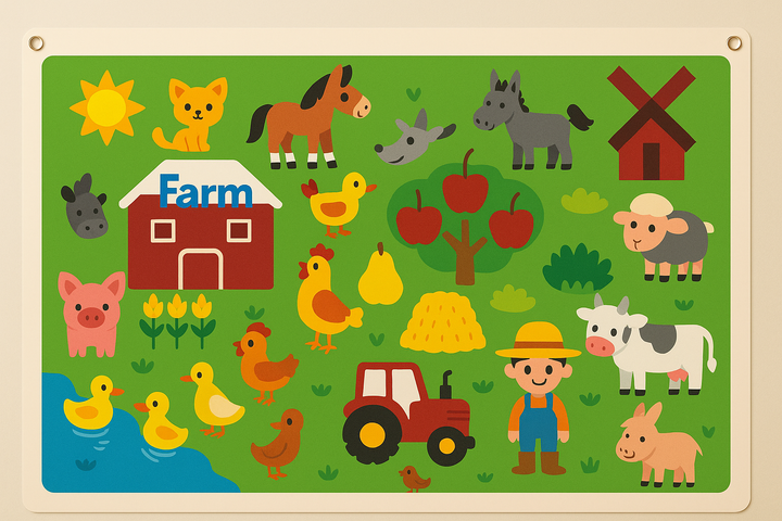 Interaktives Filzbrett Spielzeug für Kinder – Kreatives Lernen und Spielen 0