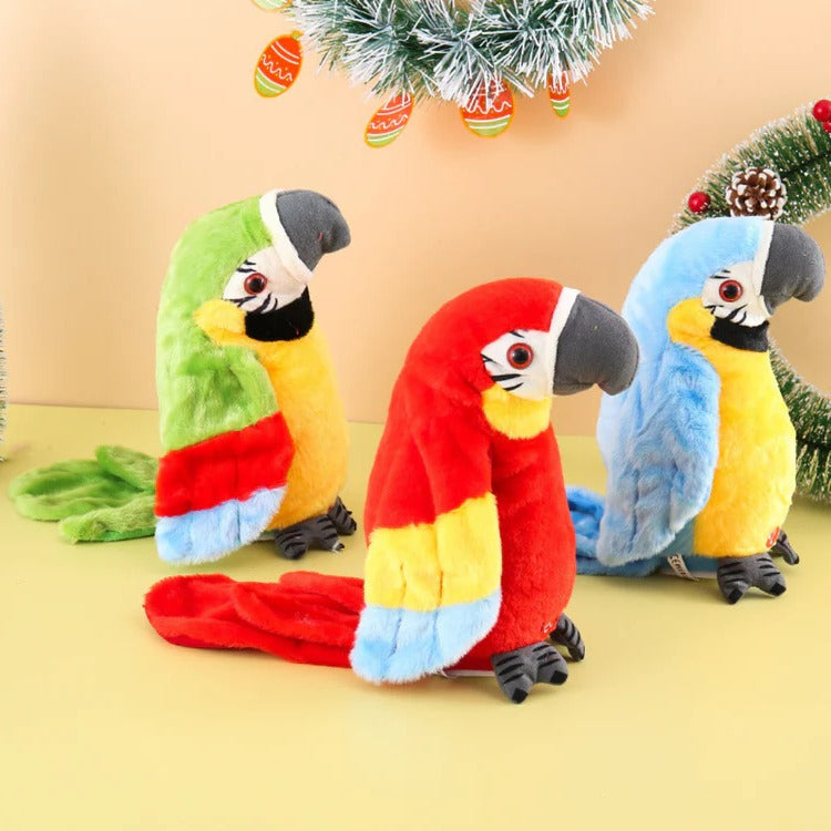 Interaktives Plüschspielzeug: Sprechender Musikspielender Papagei für Kinder 5
