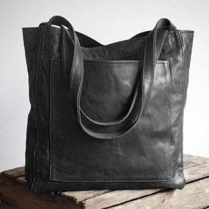 Sac à main en cuir vegan luxueux – Sac spacieux et élégant
