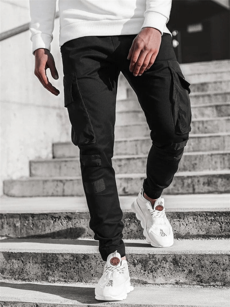 Bequeme Sporthose für Aktive Männer, Atembar, Elastische Taille, Modernes Design