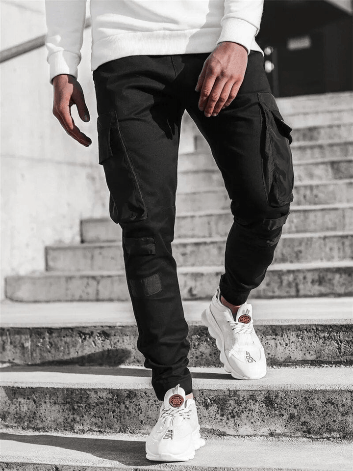 Bequeme Sporthose für Aktive Männer, Atembar, Elastische Taille, Modernes Design
