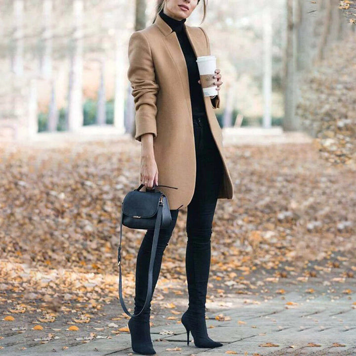 Fashionable Women's Trench Coat – Elegant & Casual – Ideal for Cool Days