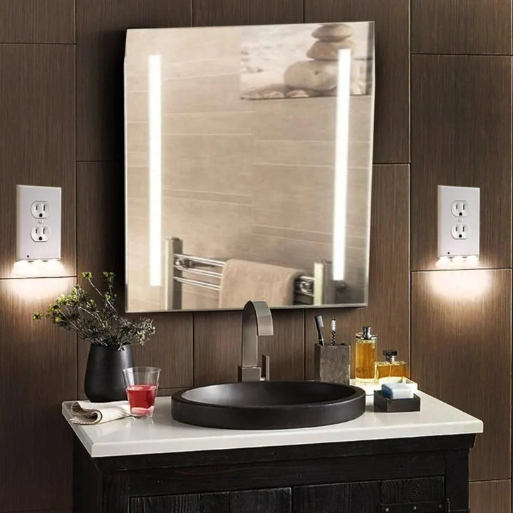 LED-Nachtlicht-Steckdosenabdeckung – 4-teiliges Set mit automatischer Beleuchtung 6