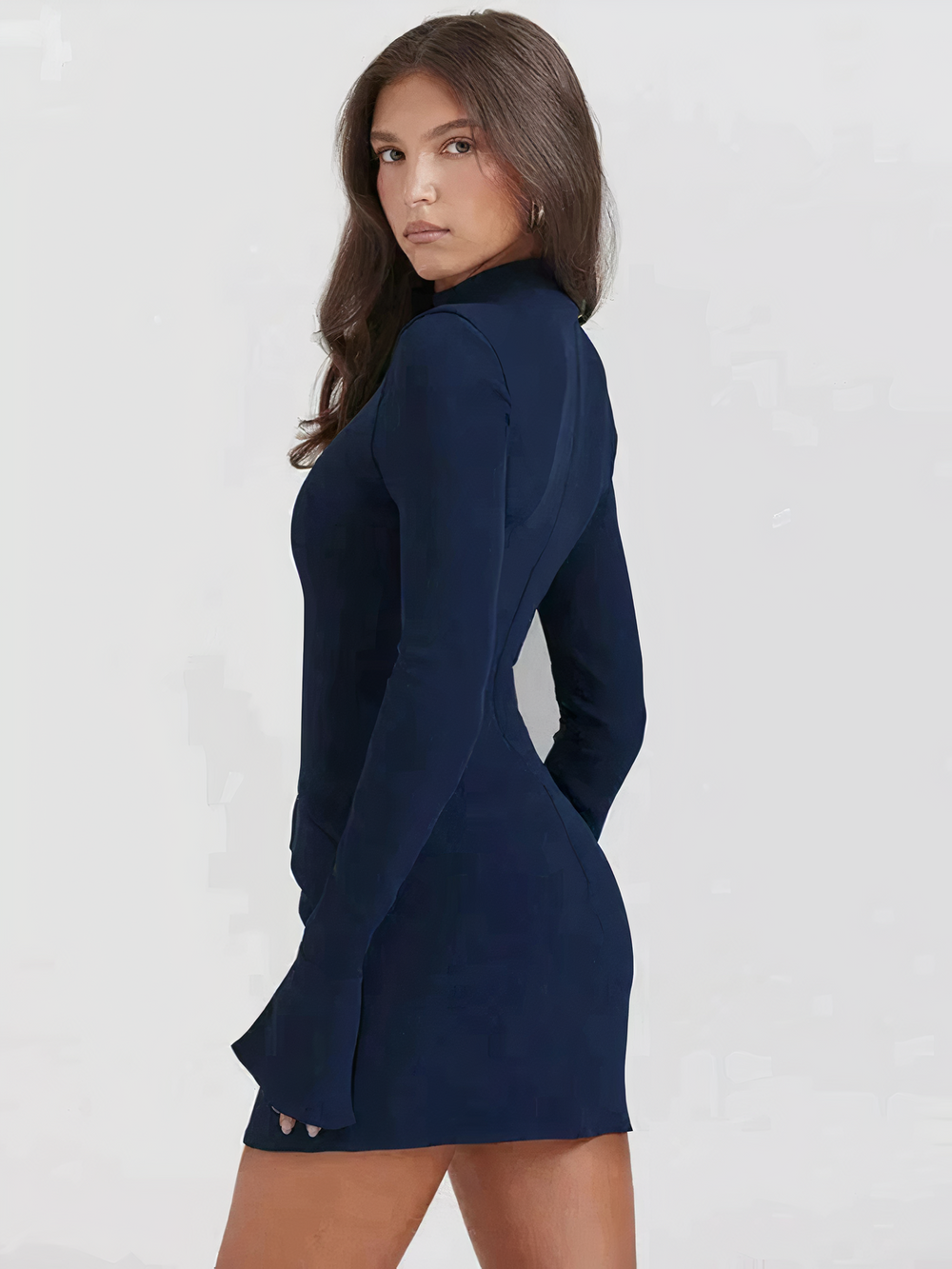 Elegant mini dress in regular fit with spaghetti straps – versatile summer style