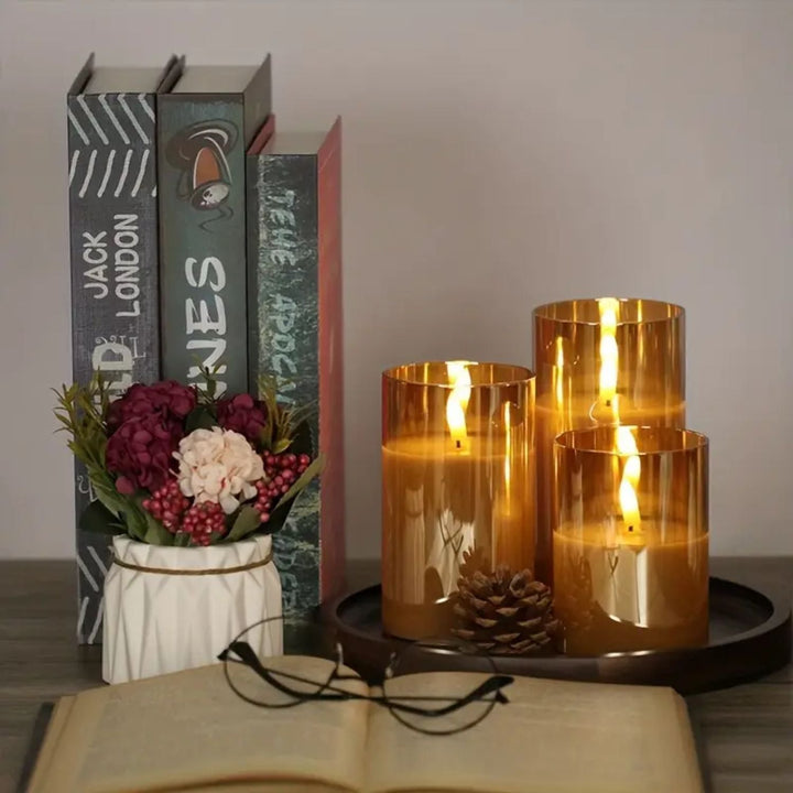 Lumy LED Kerzen mit Timer – Flammenlose Kerzen mit Fernbedienung für stimmungsvolle Beleuchtung 6