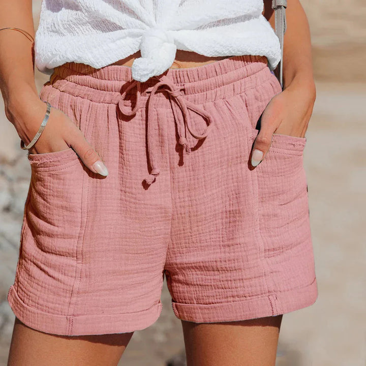 Shorts Taille Haute Luxe Femme – mode et confortable