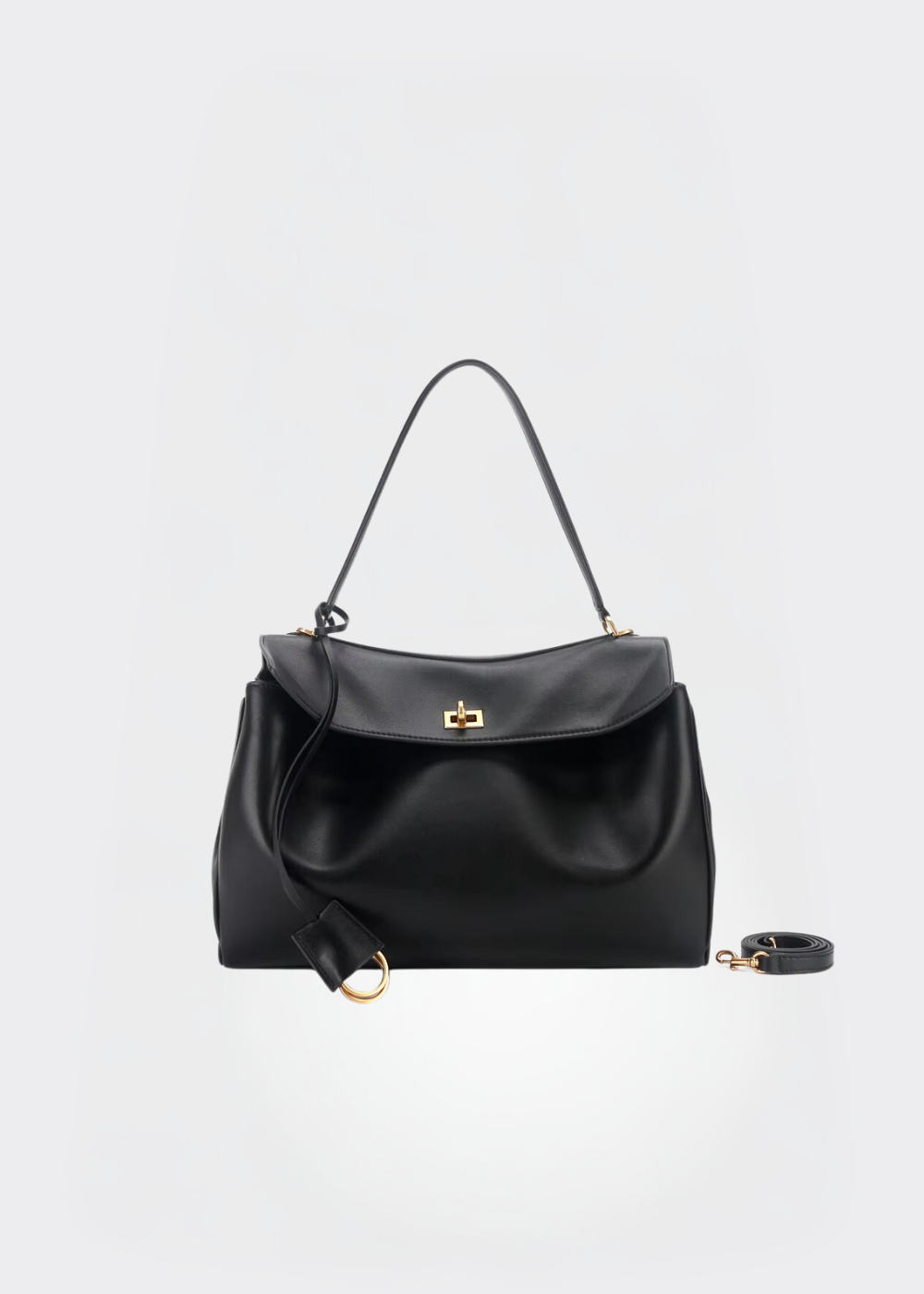 Handtasche Damen – Vegane Schultertasche Gold/Silber Vintage