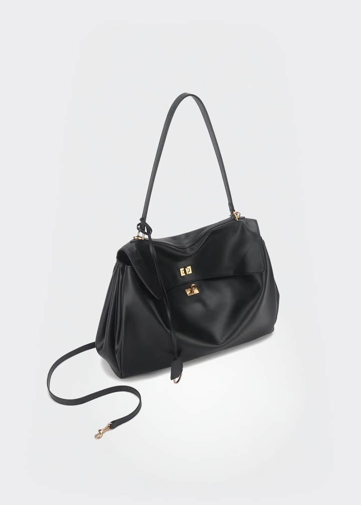 Handtasche Damen – Vegane Schultertasche Gold/Silber Vintage