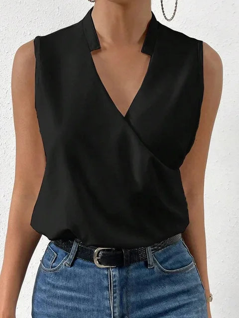 Women's summer top V-neck – Light casual shirt