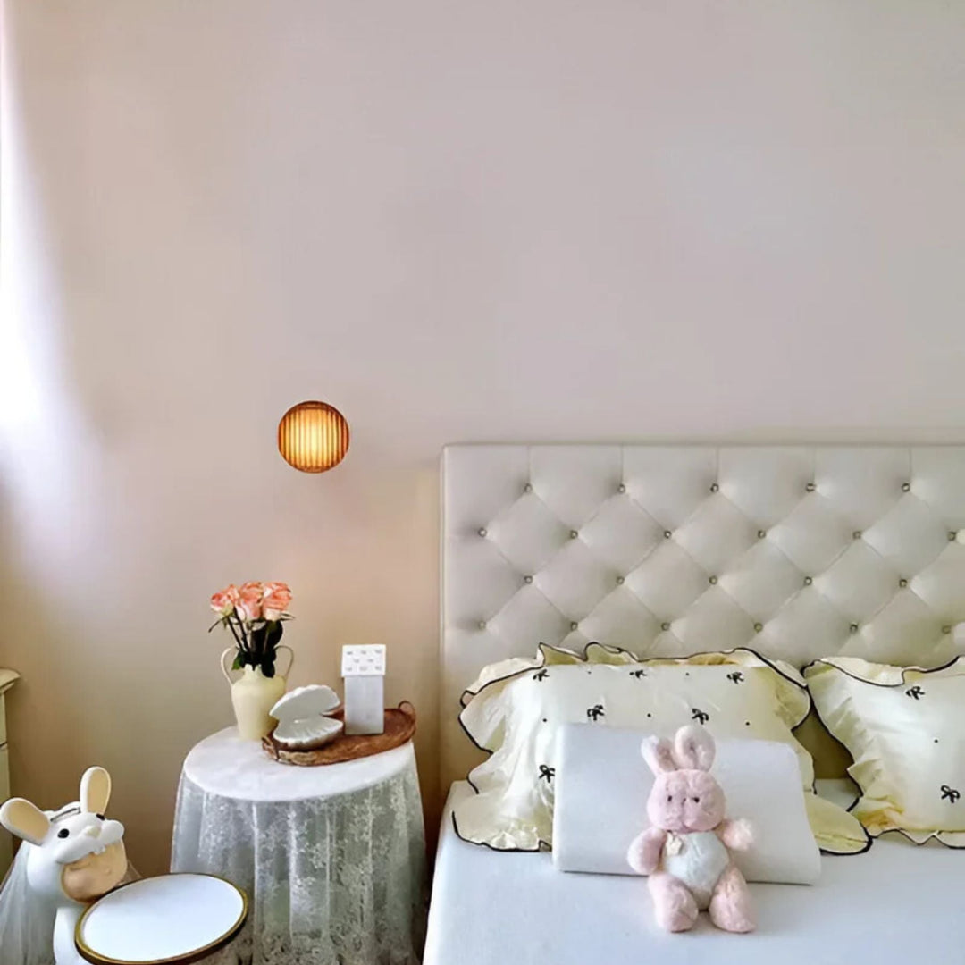 Moderne Ambrelo Wandleuchte Innen Mit Warmem Licht - Stilvolle Wandlampe In Bernsteinfarbe 6