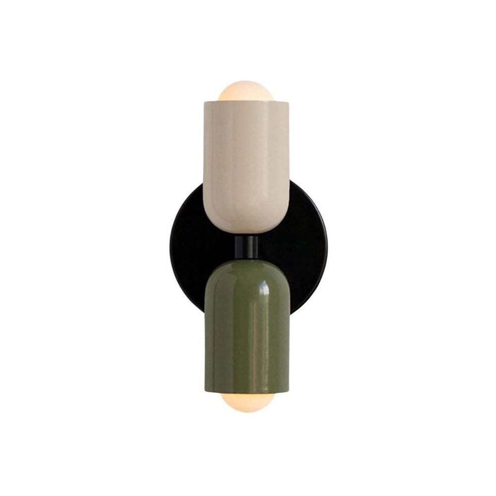 Moderne Louvel LED Wandleuchte Innen – Stilvolle Akzente für Wohnzimmer & Schlafzimmer, 12 cm Durchmesser, Doppelte Fassung 1