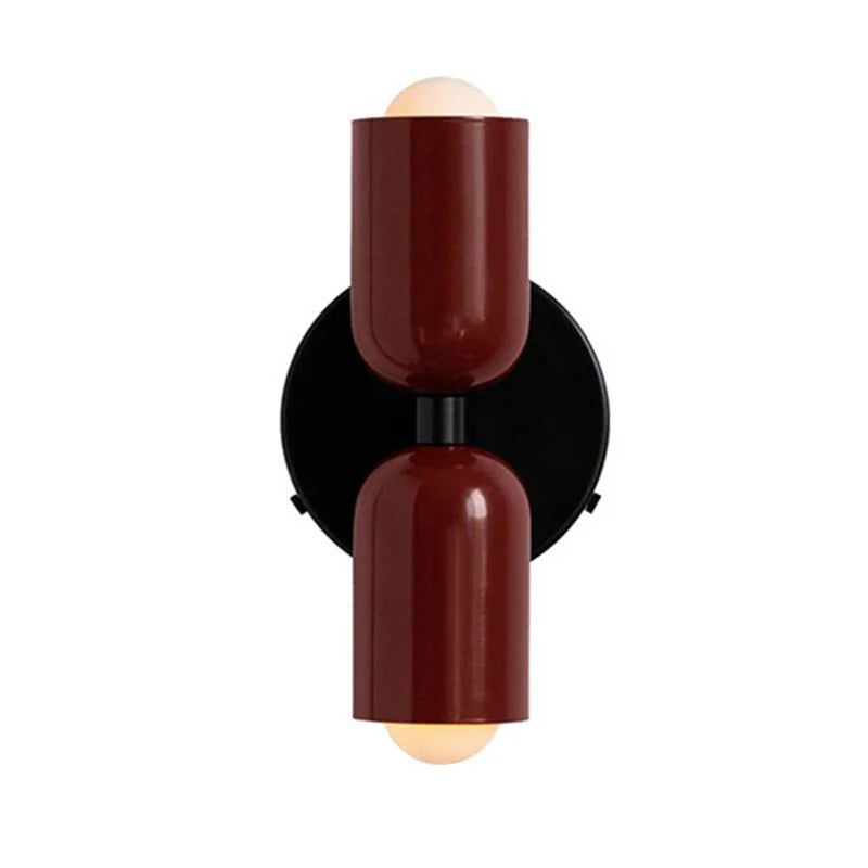 Moderne Louvel LED Wandleuchte Innen – Stilvolle Akzente für Wohnzimmer & Schlafzimmer, 12 cm Durchmesser, Doppelte Fassung 12