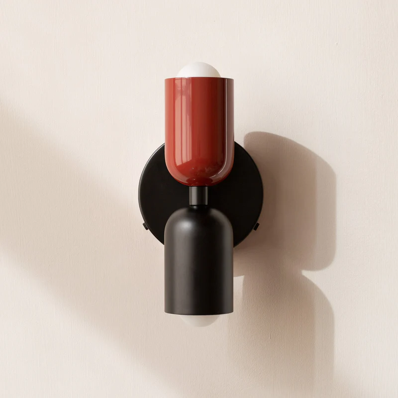 Moderne Louvel LED Wandleuchte Innen – Stilvolle Akzente für Wohnzimmer & Schlafzimmer, 12 cm Durchmesser, Doppelte Fassung 20