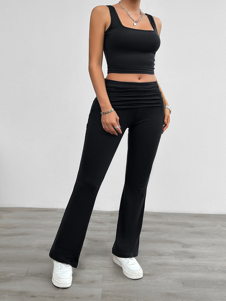 Women's lounge set – soft knit two-piece with loose fit