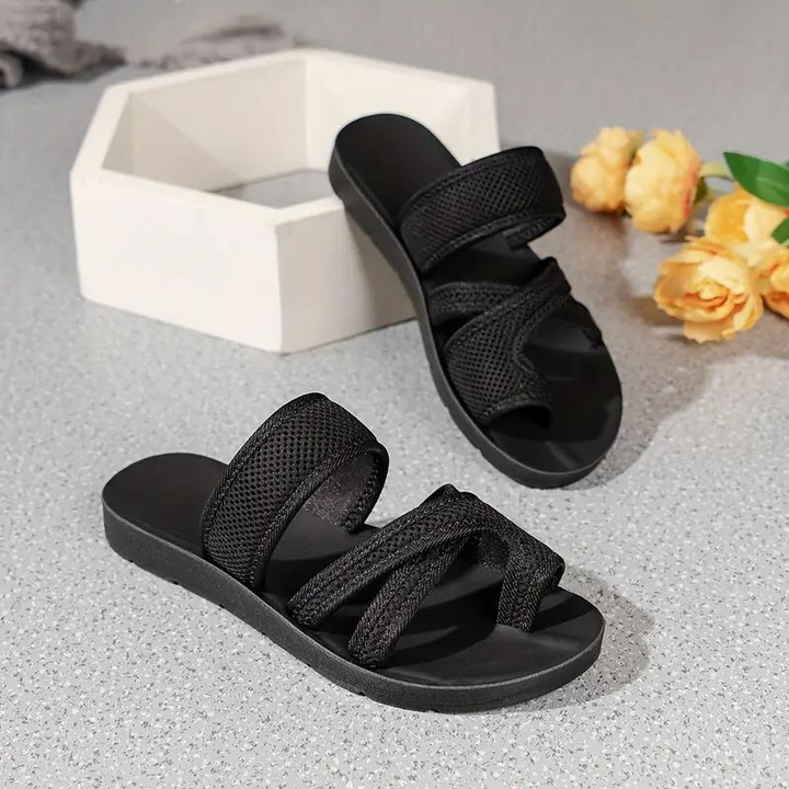 Sandales pour dames avec soutien dorsal - Chaussures confort légères pour l'été