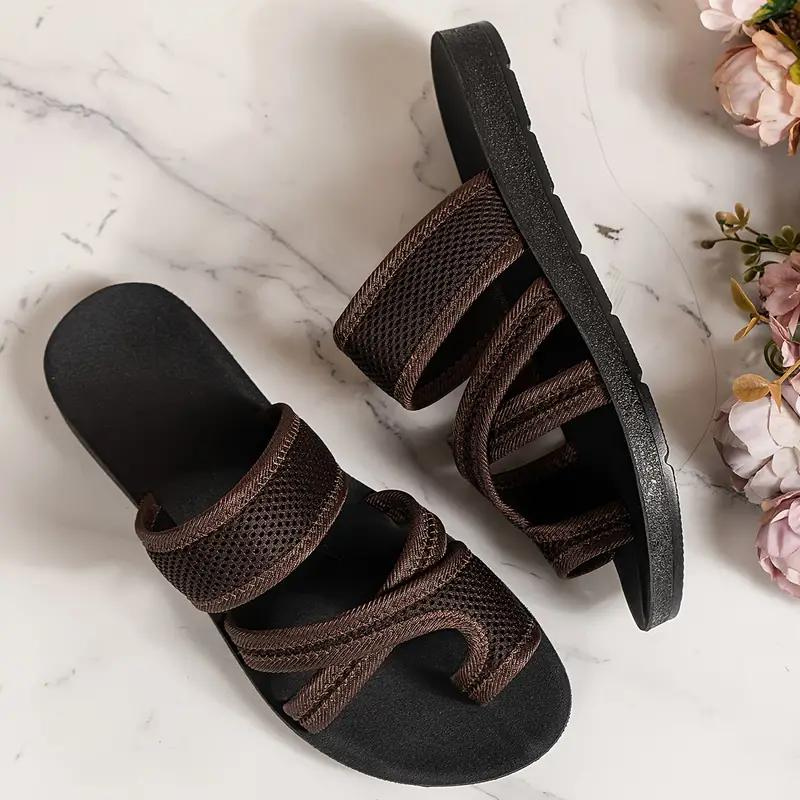 Sandales pour dames avec soutien dorsal - Chaussures confort légères pour l'été