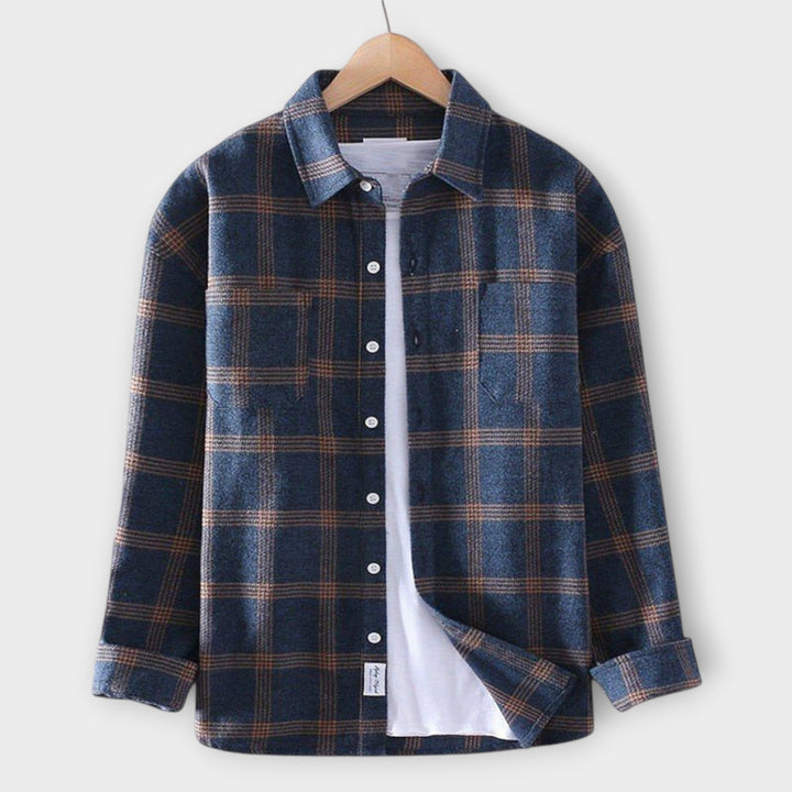 Gary | Kariertes Langarmshirt