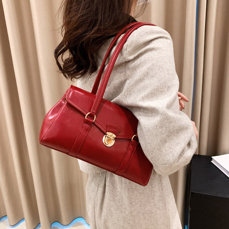Damen Schultertasche Vegan Leder – Alltagstauglich & Elegant