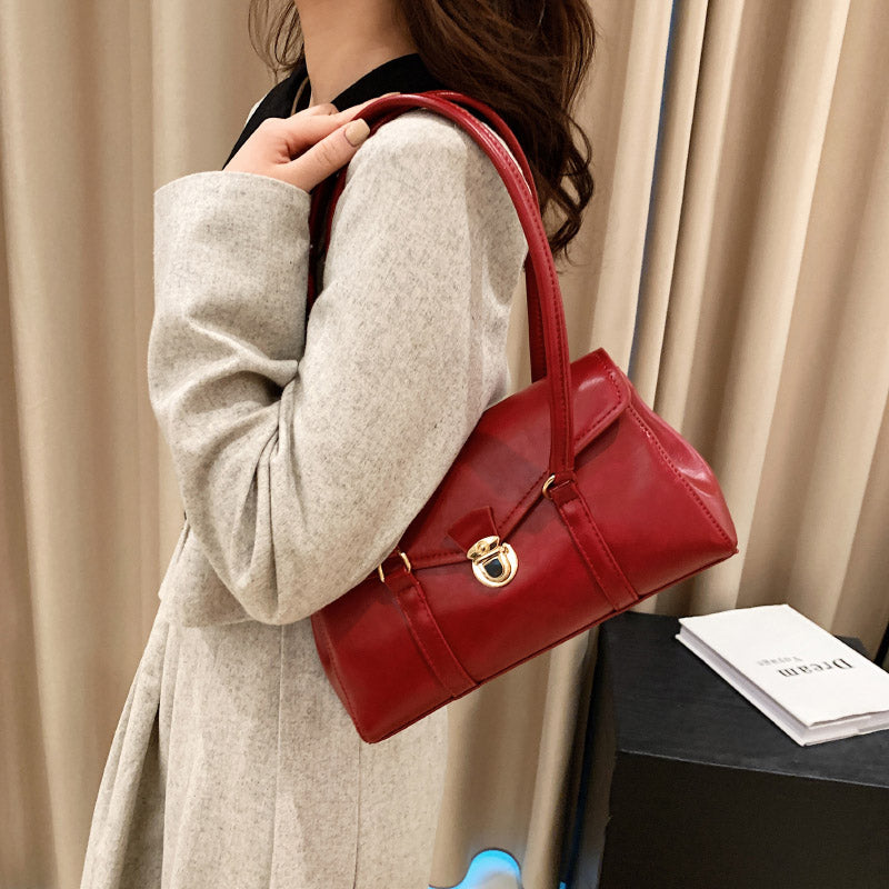 Damen Schultertasche Vegan Leder – Alltagstauglich & Elegant