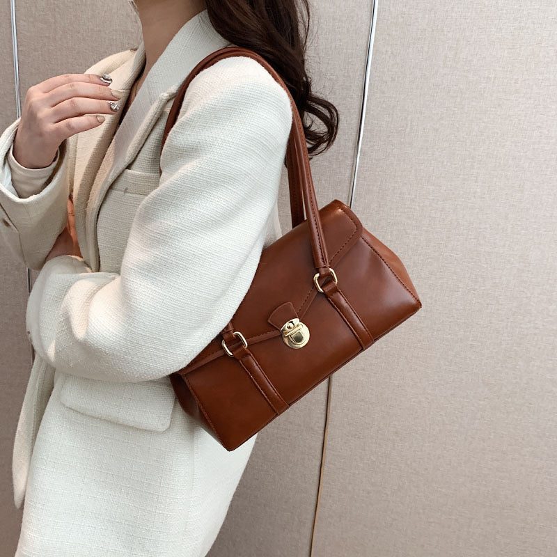 Damen Schultertasche Vegan Leder – Alltagstauglich & Elegant
