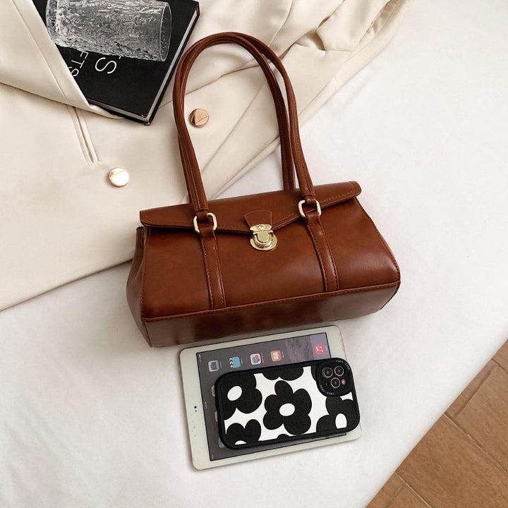 Damen Schultertasche Vegan Leder – Alltagstauglich & Elegant