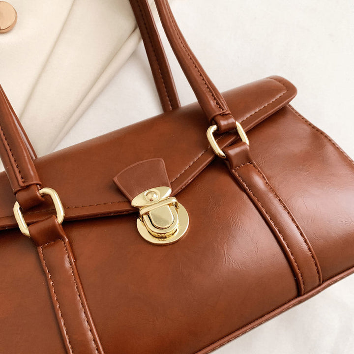 Damen Schultertasche Vegan Leder – Alltagstauglich & Elegant