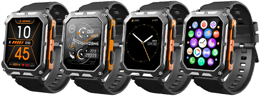 Robuste Smartwatch EnduranceX mit Herzfrequenzmesser und Schrittzähler für Abenteuerlustige 3