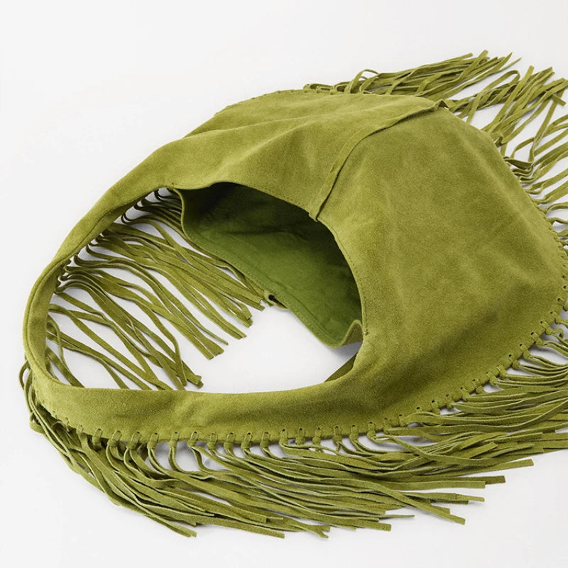 Sac de plage Strohtasche – Grande sac en cuir vegan avec des franges