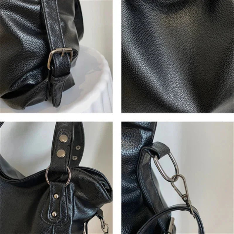 Sac fourre-tout élégant en simili cuir
