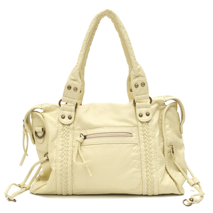 Sac à bandoulière vintage vegan – Élégant sac crossbody pour femmes en éco-cuir